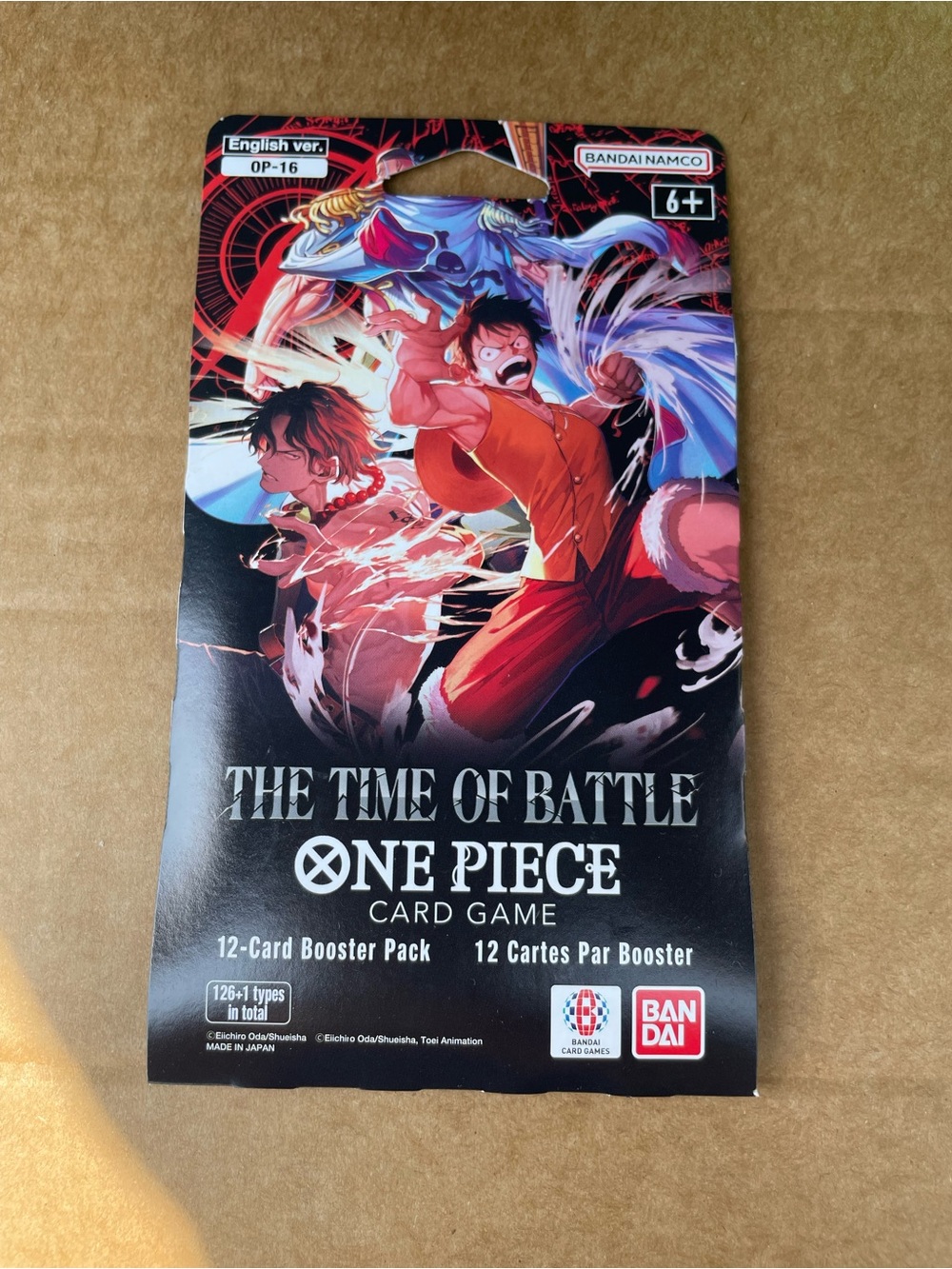 One Piece The Time of Battle 12-Card Booster Pack -